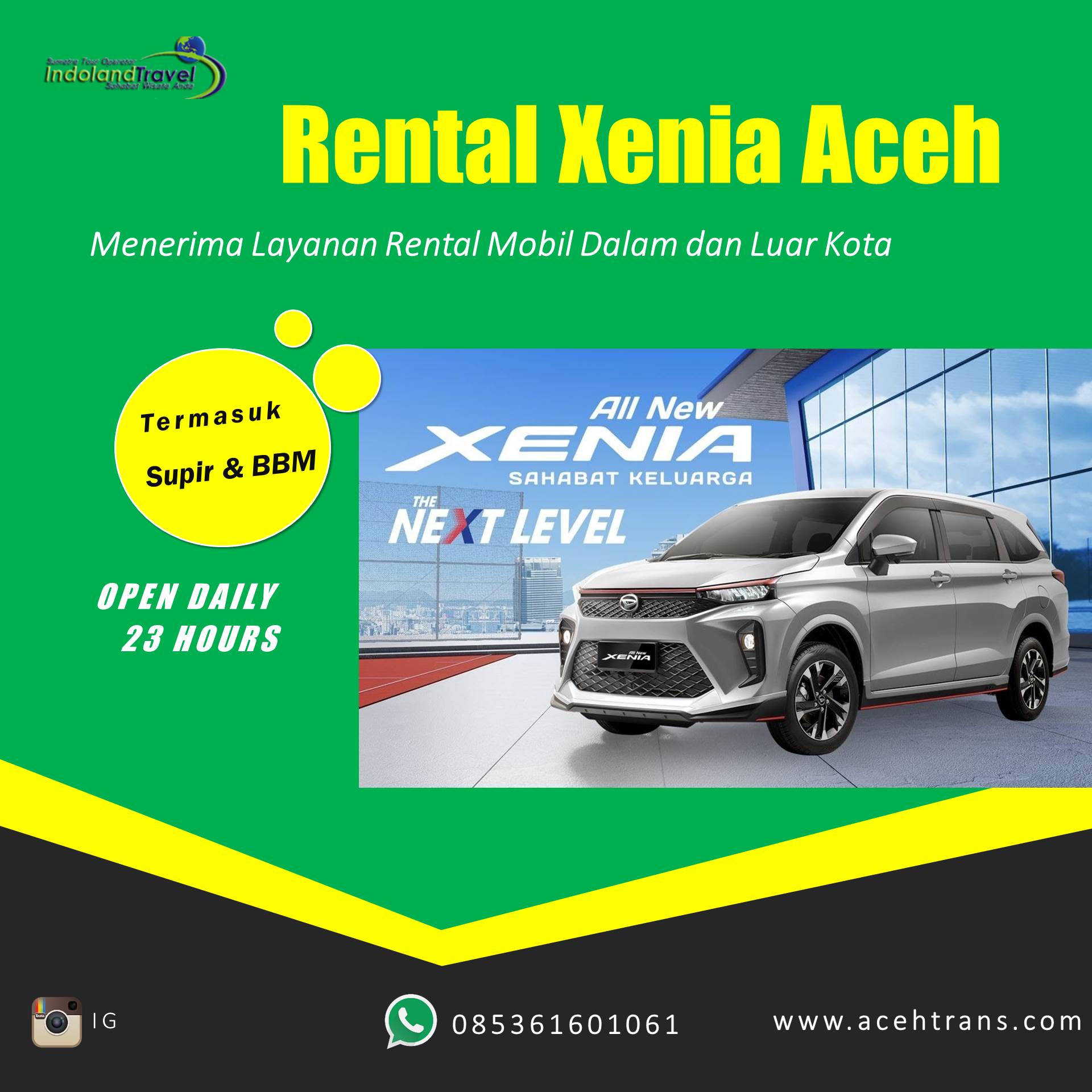 rental mobil xenia di banda aceh